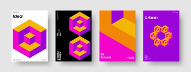 Yaratıcı Poster Tasarımı. Soyut Arkaplan Şablonu. Geometrik İş Sunum Düzeni. Rapor verin. Broşür. El ilanı. Kitap kapağı. Pankart. Not defteri. El ilanı. Broşür. Dergi. Reklamcılık