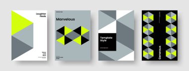 Yaratıcı Flyer Şablonu. Geometrik Sancak Düzeni. Modern İş Sunumu Tasarımı. Broşür. Kitap kapağı. Rapor verin. Poster. Geçmişi. Not defteri. Haber bülteni. Broşür. Broşür. Reklamcılık