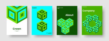 Yaratıcı Sancak Tasarımı. Geometrik Kitap Kapağı Düzeni. İzole edilmiş Arkaplan Şablonu. El ilanı. Rapor verin. İş sunumu. Poster. Broşür. Broşür. Broşür. Katalog. Dergi. Günlük. Haber bülteni