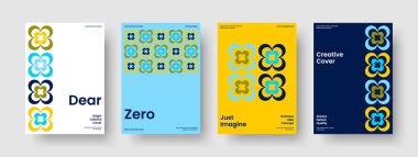 Yaratıcı İş Sunum Şablonu. Soyut Rapor Düzeni. Geometrik Flyer Tasarımı. Pankart. Broşür. Poster. Kitap kapağı. Geçmişi. Marka Kimliği. Broşür. Katalog. Haber bülteni. Broşür