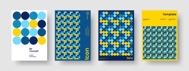 Geometrik Kitap Kapağı Şablonu. Modern Flyer Düzeni. İzole Rapor Tasarımı. Poster. Pankart. Broşür. Geçmişi. İş sunumu. Portföy. Haber bülteni. Broşür. El ilanı. Reklamcılık