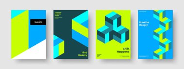 Yaratıcı Rapor Düzeni. Geometrik Flyer Şablonu. Soyut Arkaplan Tasarımı. Broşür. Kitap kapağı. İş sunumu. Pankart. Poster. Not defteri. Broşür. Günlük. Dergi. Marka Kimliği