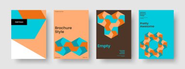 Soyut Broşür Tasarımı. Geometrik Arkaplan Düzeni. İzole Kitap Kapağı Şablonu. Pankart. El ilanı. Rapor verin. Poster. İş sunumu. Broşür. Portföy. Katalog. Marka Kimliği. Dergi