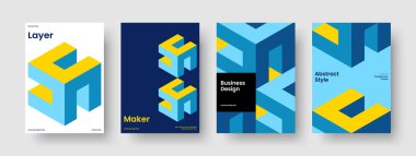 Yaratıcı Rapor Şablonu. Geometrik Flyer düzeni. İzole Arkaplan Tasarımı. İş sunumu. Kitap kapağı. Poster. Pankart. Broşür. Reklamcılık. Katalog. El ilanı. Broşür. Dergi