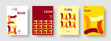 Geometrik İş Sunum Düzeni. Soyut Rapor Şablonu. İzole edilmiş Bayrak Tasarımı. Geçmişi. El ilanı. Poster. Broşür. Kitap kapağı. Haber bülteni. Reklamcılık. Günlük. Broşür. Dergi