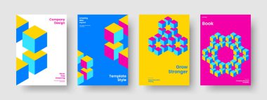 Modern Broşür Şablonu. Geometrik Poster Düzeni. İzole Arkaplan Tasarımı. Kitap kapağı. El ilanı. Rapor verin. Pankart. İş sunumu. Katalog. Reklamcılık. Dergi. Günlük. Broşür. Broşür