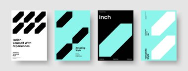 İzole edilmiş Flyer düzeni. Modern Rapor Tasarımı. Yaratıcı İş Sunum Şablonu. Broşür. Pankart. Poster. Kitap kapağı. Geçmişi. Marka Kimliği. Katalog. Not defteri. Broşür. El ilanı