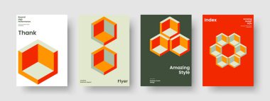 Yaratıcı Broşür Şablonu. Soyut Poster Tasarımı. Geometrik Sancak Düzeni. Geçmişi. İş sunumu. Kitap kapağı. El ilanı. Rapor verin. Günlük. Haber bülteni. Broşür. Portföy. Reklamcılık