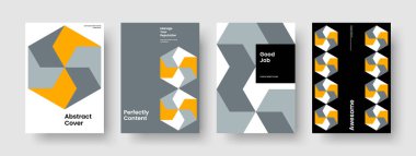 Geometrik Flyer düzeni. Soyut Sancak Tasarımı. İzole Rapor Şablonu. Geçmişi. Kitap kapağı. Poster. Broşür. İş sunumu. Portföy. Not defteri. Katalog. Dergi. Broşür