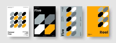 Soyut Kitap Kapağı Şablonu. Geometrik Poster Tasarımı. Modern Broşür Planı. İş sunumu. Rapor verin. El ilanı. Geçmişi. Pankart. Katalog. Portföy. Günlük. Reklamcılık. Haber bülteni