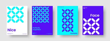 Geometrik Broşür Tasarımı. Yaratıcı Flyer Düzeni. İzole edilmiş Arkaplan Şablonu. Rapor verin. Pankart. İş sunumu. Poster. Kitap kapağı. Marka Kimliği. Katalog. Haber bülteni. Günlük. Not Defteri