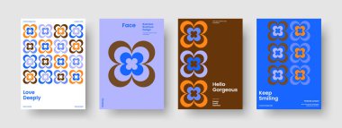 Modern Kitap Kapağı Şablonu. Soyut Arkaplan Düzeni. Geometrik Flyer Tasarımı. Broşür. Rapor verin. Poster. İş sunumu. Pankart. Katalog. Portföy. Günlük. Dergi. Marka Kimliği