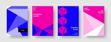 Yaratıcı Kitap Kapağı Düzeni. Soyut Poster Tasarımı. Modern İş Sunum Şablonu. Pankart. Geçmişi. Rapor verin. El ilanı. Broşür. Broşür. Katalog. Haber bülteni. El ilanı. Marka Kimliği
