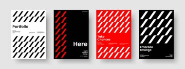 Yaratıcı Sancak Düzeni. Geometrik Broşür Şablonu. İzole Arkaplan Tasarımı. Kitap kapağı. İş sunumu. Poster. El ilanı. Rapor verin. Günlük. Haber bülteni. El ilanı. Broşür. Dergi