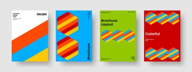 Yaratıcı İş Sunumu Modeli. İzole Poster Tasarımı. Modern Arkaplan Şablonu. Pankart. El ilanı. Broşür. Kitap kapağı. Rapor verin. Marka Kimliği. Haber bülteni. Broşür. Günlük. El ilanı