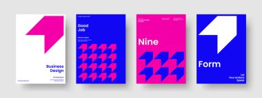 İzole Broşür Şablonu. Soyut Kitap Kapağı Tasarımı. Yaratıcı Arkaplan Düzeni. İş sunumu. Poster. El ilanı. Pankart. Rapor verin. Günlük. Not defteri. Broşür. Katalog. Dergi. Haber bülteni