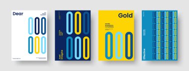 Geometrik Broşür Şablonu. İzole Kitap Kapağı Düzeni. Soyut Poster Tasarımı. Pankart. El ilanı. İş sunumu. Geçmişi. Rapor verin. Marka Kimliği. Günlük. Broşür. Portföy. Not Defteri