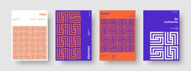 Soyut Flyer Tasarımı. İzole Poster Düzeni. Modern Arkaplan Şablonu. Rapor verin. Pankart. İş sunumu. Broşür. Kitap kapağı. Haber bülteni. Günlük. Marka Kimliği. El ilanı. Reklamcılık