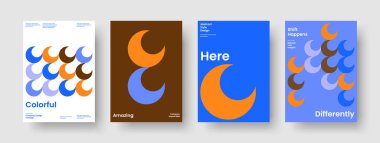 Geometrik Broşür Düzeni. Yaratıcı Poster Şablonu. İzole edilmiş İş Sunumu Tasarımı. Geçmişi. Rapor verin. El ilanı. Kitap kapağı. Pankart. Reklamcılık. Haber bülteni. El ilanı. Katalog. Not Defteri