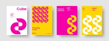 Yaratıcı Broşür Düzeni. Geometrik Arkaplan Şablonu. İzole Rapor Tasarımı. Kitap kapağı. Poster. İş sunumu. El ilanı. Pankart. Broşür. Haber bülteni. Günlük. Marka Kimliği. Broşür