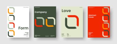 Modern Flyer Düzeni. Geometrik İş Sunumu Tasarımı. İzole edilmiş Arkaplan Şablonu. Poster. Rapor verin. Kitap kapağı. Broşür. Pankart. Portföy. Not defteri. Marka Kimliği. Reklamcılık. Broşür