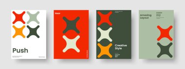 Geometrik Rapor Şablonu. Soyut Kitap Kapağı Düzeni. İzole Broşür Tasarımı. El ilanı. Poster. İş sunumu. Geçmişi. Pankart. Haber bülteni. El ilanı. Reklamcılık. Marka Kimliği