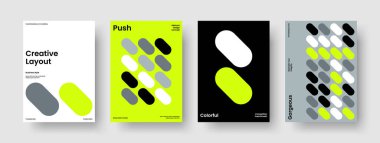 Modern Poster Tasarımı. Soyut Arkaplan Düzeni. İzole Kitap Kapağı Şablonu. El ilanı. Pankart. Broşür. Rapor verin. İş sunumu. Haber bülteni. Not defteri. Broşür. Marka Kimliği. Broşür