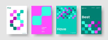 Modern İş Sunumu Mizanpajı. İzole Broşür Şablonu. Geometrik Rapor Tasarımı. Poster. Kitap kapağı. El ilanı. Pankart. Geçmişi. Not defteri. Günlük. Dergi. Katalog. Haber bülteni