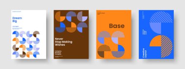 Geometrik İş Sunum Şablonu. İzole Broşür Tasarımı. Modern Banner Planı. Rapor verin. El ilanı. Geçmişi. Kitap kapağı. Poster. Haber bülteni. Portföy. Broşür. Dergi. Marka Kimliği