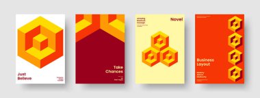Geometrik Broşür Şablonu. İzole edilmiş Flyer düzeni. Yaratıcı Rapor Tasarımı. Poster. Kitap kapağı. Pankart. Geçmişi. İş sunumu. Reklamcılık. Portföy. Dergi. El ilanı. Broşür