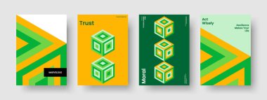 Yaratıcı Kitap Kapağı Tasarımı. Geometrik Broşür Düzeni. Modern Arkaplan Şablonu. El ilanı. Rapor verin. Pankart. Poster. İş sunumu. Broşür. Haber bülteni. Reklamcılık. Not defteri. Katalog