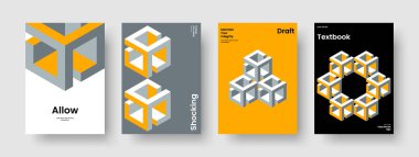 Geometrik Bayrak Tasarımı. Soyut Poster Düzeni. Yaratıcı Broşür Şablonu. Geçmişi. İş sunumu. Rapor verin. El ilanı. Kitap kapağı. Haber bülteni. Reklamcılık. Broşür. Katalog. Marka Kimliği