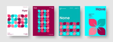 Soyut Broşür Şablonu. Geometrik Poster Tasarımı. İzole edilmiş arka plan düzeni. İş sunumu. Rapor verin. El ilanı. Pankart. Kitap kapağı. El ilanı. Reklamcılık. Günlük. Broşür. Not Defteri