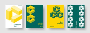 Modern İş Sunumu Tasarımı. İzole Rapor Şablonu. Geometrik Poster Düzeni. Broşür. El ilanı. Geçmişi. Kitap kapağı. Pankart. Not defteri. El ilanı. Haber bülteni. Broşür. Katalog