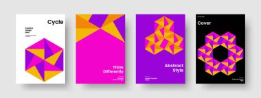 Geometrik Broşür Tasarımı. Yaratıcı Kitap Kapağı Şablonu. İzole edilmiş Flyer düzeni. Poster. Geçmişi. Rapor verin. İş sunumu. Pankart. Not defteri. Broşür. Reklamcılık. Haber bülteni. Günlük
