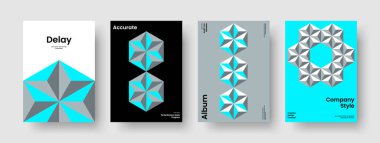 Yaratıcı İş Sunumu Modeli. Geometrik Bayrak Tasarımı. Soyut Rapor Şablonu. Poster. Kitap kapağı. Broşür. El ilanı. Geçmişi. Broşür. Not defteri. Portföy. Marka Kimliği. Katalog