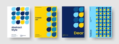 İzole Rapor Şablonu. Yaratıcı Flyer Tasarımı. Geometrik Broşür Düzeni. Kitap kapağı. İş sunumu. Poster. Pankart. Geçmişi. Dergi. Broşür. Not defteri. El ilanı. Broşür. Portföy