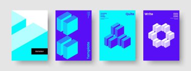 Geometrik İş Sunum Düzeni. İzole Kitap Kapağı Tasarımı. Soyut Banner Şablonu. El ilanı. Geçmişi. Rapor verin. Poster. Broşür. Reklamcılık. Katalog. El ilanı. Broşür. Dergi