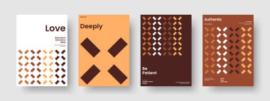 Geometrik Broşür Şablonu. Yaratıcı Rapor Tasarımı. Soyut Flyer Düzeni. Kitap kapağı. Poster. Pankart. İş sunumu. Geçmişi. Broşür. Dergi. El ilanı. Haber bülteni. Not Defteri