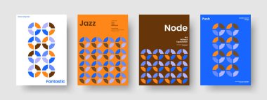 Geometrik Flyer Tasarımı. Soyut İş Sunum Şablonu. Yaratıcı Arkaplan Düzeni. Kitap kapağı. Poster. Broşür. Rapor verin. Pankart. El ilanı. Dergi. Marka Kimliği. Broşür. Haber bülteni