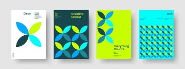 Geometrik Bayrak Tasarımı. Modern Kitap Kapağı Düzeni. Yaratıcı Flyer Şablonu. Broşür. Poster. Geçmişi. Rapor verin. İş sunumu. Haber bülteni. Günlük. Reklamcılık. El ilanı. Broşür