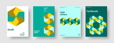 Soyut Flyer Tasarımı. Geometrik Arkaplan Düzeni. İzole Kitap Kapağı Şablonu. Poster. Rapor verin. İş sunumu. Pankart. Broşür. Broşür. Portföy. Marka Kimliği. El ilanı. Haber bülteni