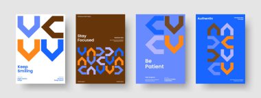 Soyut Broşür Tasarımı. Geometrik Flyer Şablonu. İzole Kitap Kapağı Düzeni. Rapor verin. Pankart. İş sunumu. Poster. Geçmişi. El ilanı. Portföy. Marka Kimliği. Broşür. Haber bülteni