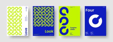 Geometrik Rapor Şablonu. İzole Flyer Tasarımı. Soyut İş Sunum Düzeni. Kitap kapağı. Poster. Broşür. Pankart. Geçmişi. Portföy. Haber bülteni. Dergi. Broşür. Not Defteri