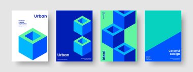 Yaratıcı Broşür Düzeni. İzole edilmiş İş Sunumu Tasarımı. Soyut Arkaplan Şablonu. Poster. El ilanı. Rapor verin. Kitap kapağı. Pankart. Not defteri. Günlük. Reklamcılık. Broşür. Marka Kimliği