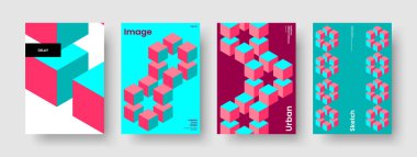 Geometrik Broşür Tasarımı. İzole Poster Düzeni. Soyut Arkaplan Şablonu. Kitap kapağı. Rapor verin. El ilanı. Pankart. İş sunumu. Portföy. El ilanı. Reklamcılık. Katalog. Broşür