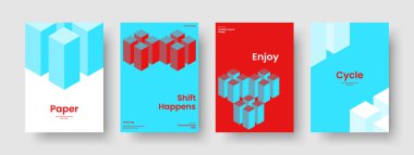 Yaratıcı İş Sunumu Tasarımı. Soyut Kitap Kapağı Düzeni. İzole edilmiş Arkaplan Şablonu. Rapor verin. Pankart. El ilanı. Poster. Broşür. Marka Kimliği. Portföy. El ilanı. Günlük. Katalog