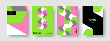 Geometrik Kitap Kapağı Düzeni. Soyut Flyer Şablonu. İzole Rapor Tasarımı. Pankart. Geçmişi. Poster. Broşür. İş sunumu. Broşür. Günlük. Reklamcılık. Portföy. El ilanı