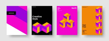 Yaratıcı Sancak Düzeni. Geometrik İş Sunumu Tasarımı. İzole Poster Şablonu. Geçmişi. Rapor verin. Kitap kapağı. Broşür. El ilanı. Marka Kimliği. El ilanı. Günlük. Not defteri. Broşür