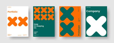 Soyut Poster Şablonu. Yaratıcı İş Sunumu Tasarımı. İzole edilmiş Flyer düzeni. Geçmişi. Rapor verin. Pankart. Broşür. Kitap kapağı. Broşür. Günlük. Portföy. El ilanı. Not Defteri